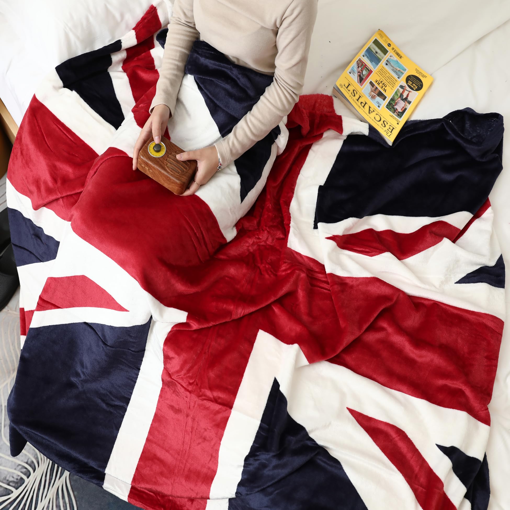 Mua British Flag Blanket, Super Soft Union Jack Throw Blanket Twin Size