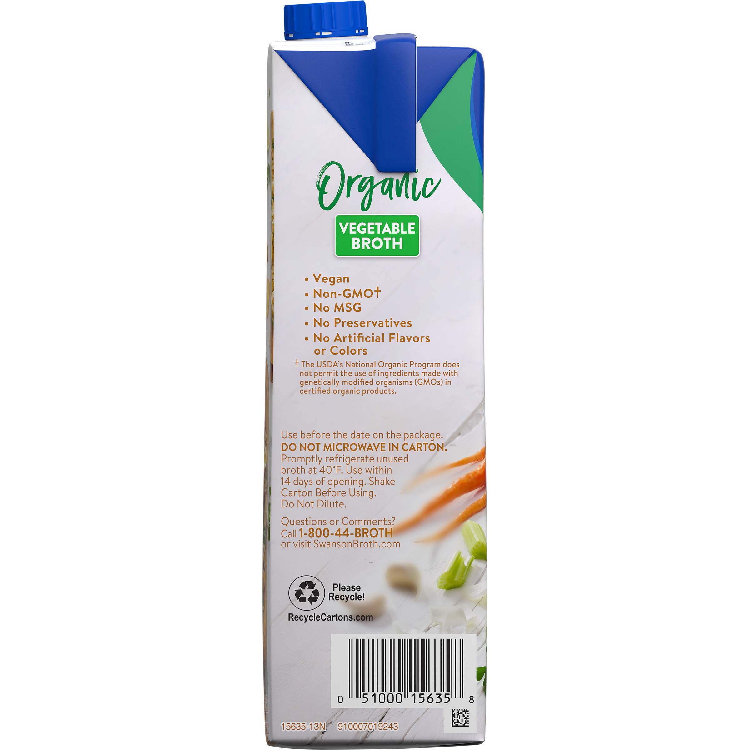 Swanson Organic Vegetable Broth, 32 oz. Carton Pricepulse