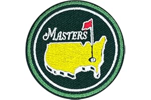 GELATUDU Master Golf Patch-3 Inches Iron On/Sew On Embroidered Applique Patch, Golf Lover Embroidery Patches for Clothes Backpacks Hats, Embroidered Patch, Funny Golf DIY Accessories, Gifts for Golfer