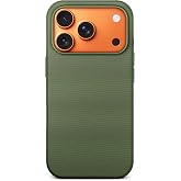 Mkeke for iPhone 17 Pro Max Case Techwoven Green, [Compatible with MagSafe] [Camera Control Cover] [Premium Tech Woven Fabric] [Drop Protection] Shockproof Skin-Friendly