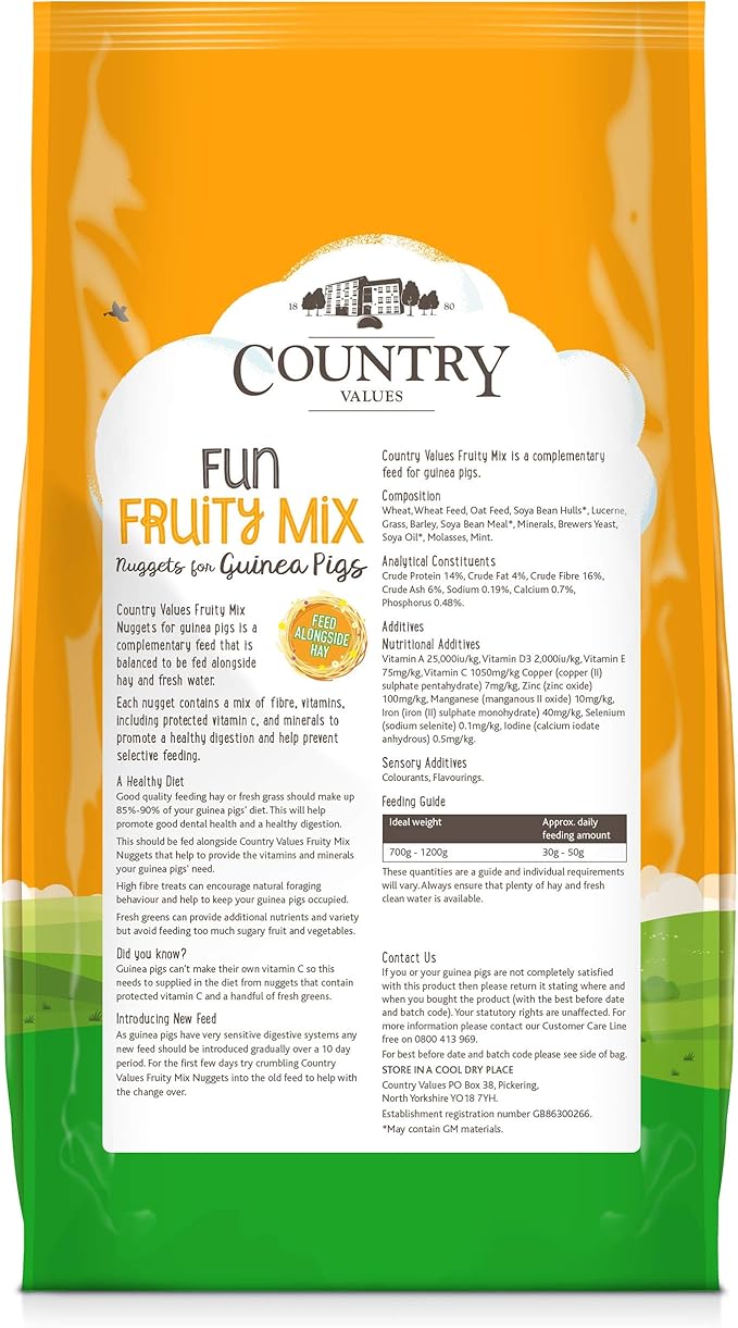 fruity nuggets for guinea pigs