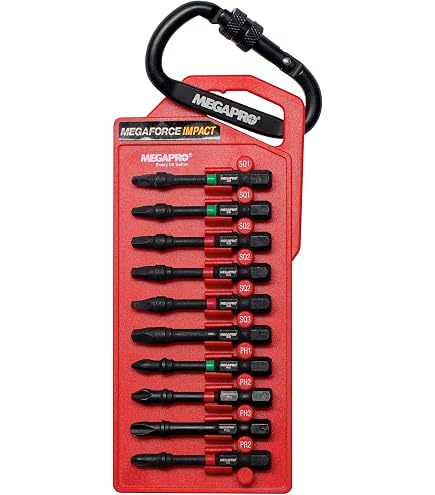MEGAPRO Ersatz-Bit-Set – 7 Bits Für Multi-Bit-Schraubendreher, S2-Stahl, Doppelseitig, Mit Größen-Gravur