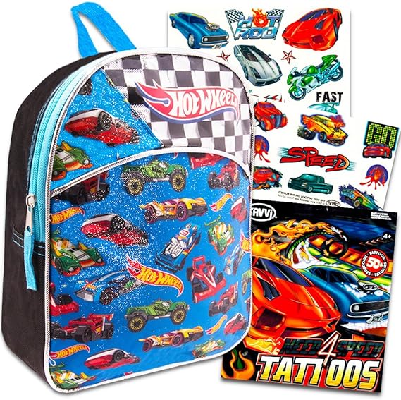 mochila de hot wheels