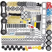 844Pcs Technic Parts Gears Axles Sets, Compatible with LEGO Bricks