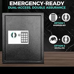 Flexzion Key Cabinet Key Lock Box Wall Mount with