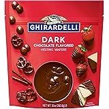 Ghirardelli Candy Making and Dipping, Dark Chocolate Melting Wafers, 10 Ounce Bag (Pack of 2)