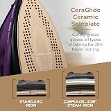 Tower T22008 CeraGlide Cordless Steam Iron, 2400W, Ceramic Soleplate view 4