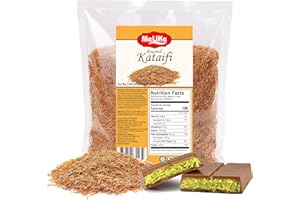 MELIKE Kataifi, Premium Roasted Kataifi For Dubai Chocolate Bar, Toasted Kataifi Shredded Fillo Dough, Knafeh, Kadayif, Kunafa, 7oz.(200g)