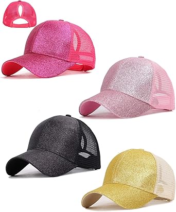 glitter ball cap