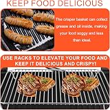 PEUTIER Stainless Steel Grill Rack for Ninja Woodfire BBQ Smoker Camping view 3