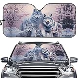 ZUXONGSY Wolf Windshield Sun Shade for Car Sunshade