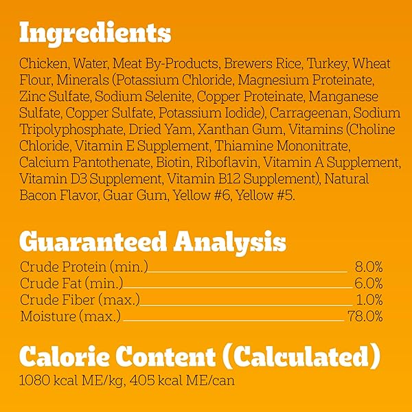 PEDIGREE CHOPPED GROUND DINNER ADULT SOFT WET DOG FOOD TURKEY & BACON DINNER, CANNED DOG FOOD, 13.2 OZ. CANS, 12 COUNT