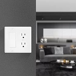 Decorator Wall Plate Light 1-Duplex/1-Decorator