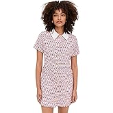 endless rose Women's Multi Tweed Collared Short Sleeve Dress