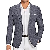 COOFANDY Mens Blazer Casual Two Buttons Sport Coat Slim Fit Lightweight Suit Jackets