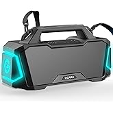 GEARit Portable Bluetooth Speaker Wireless w/ 120W Loud Audio Output - IPX6 Water-Resistant Speakers - 5.3 Bluetooth, AUX, TWS, MicroSD, EQ and Power Bank - Perfect for Gift/Home/Outdoor/Party