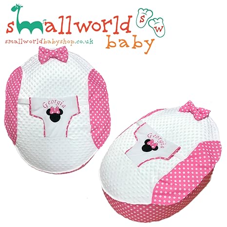 Personalised Pre Filled Baby Bean Bag Chair Seat Newborn Girls