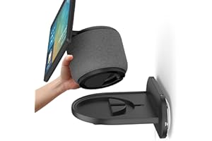 PlusAcc Show 10 Wall Mount Stand - Holder Mount for Echo Show 10 3rd Gen, Space Saving Alexa Accessories Bracket Shelf (Black)