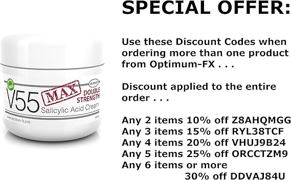 v55 salicylic acid cream