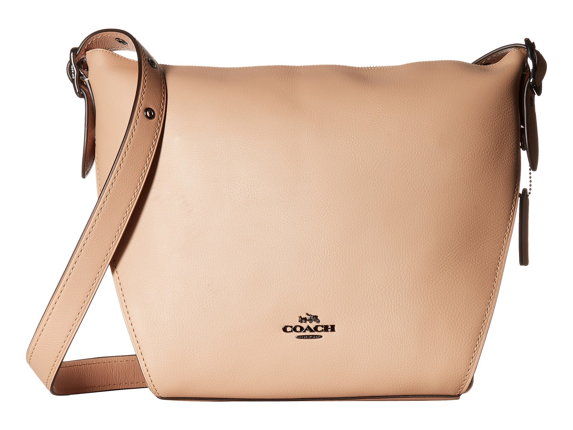 coach crossbody dufflette in refined leather
