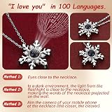 Suewidfay Eternal Rose Gift with I Love You Necklace 100 Languages view 4