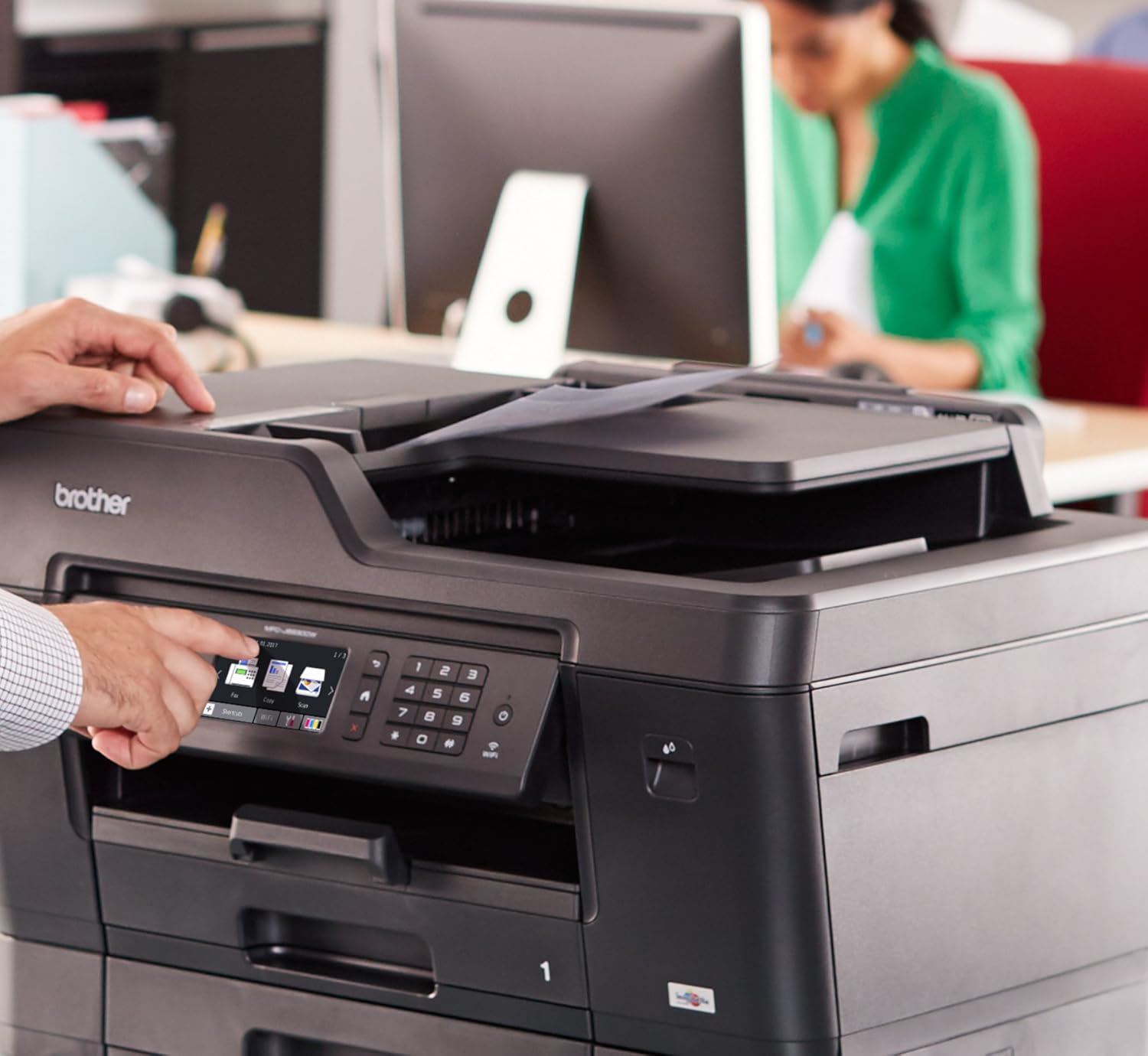 Brother MFC-J6930DW All-in-One Color Inkjet Printer, Wireless Connectivity, Duplex Printing,  Dash Replenishment Ready: Office Products