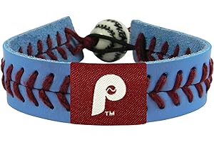 GameWear Philadelphia Phillies Bracelet Team Color Baseball Retro P Logo