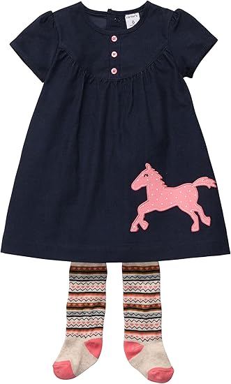 carters baby girl tights