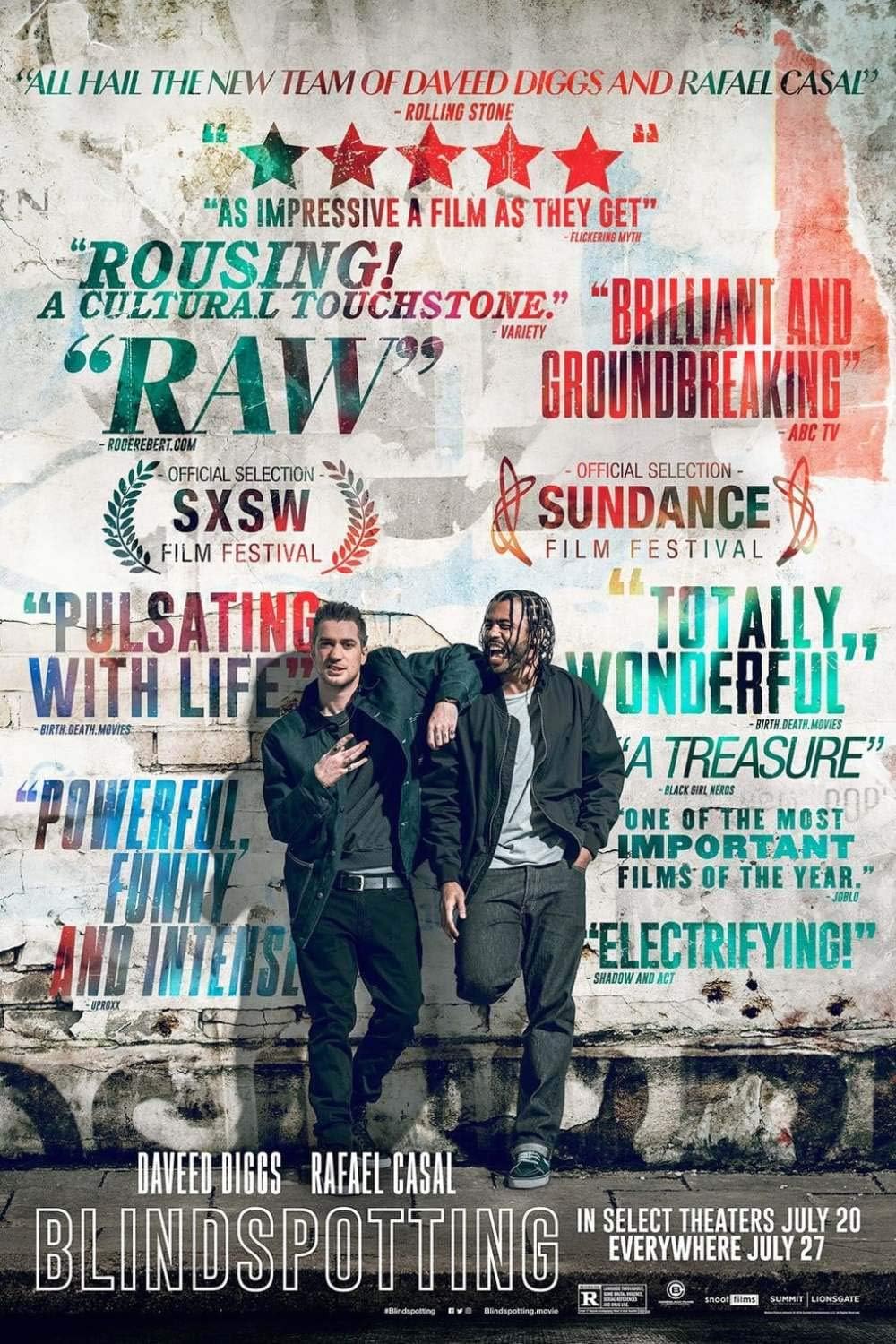 BOCTARV - 1000 Piece Adult Jigsaw Puzzle - Blindspotting Movie Posters - Unique Gift Education Family Entertainment Fantasy Game DIY Collection