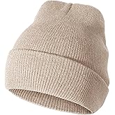 Scotamalone Beanie Hat for Women Men Knit Cuffed Cap