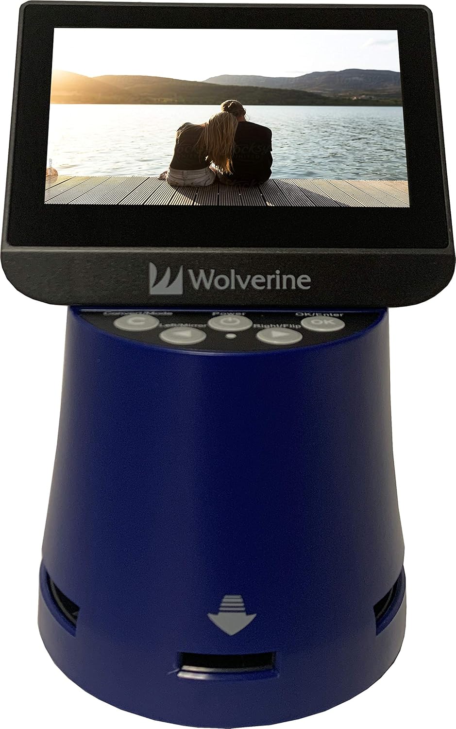 Wolverine Titan 8-in-1 High Resolution Film to Digital Converter with 4.3" Screen and HDMI Output (Yellow): Camera & Photo