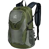 WATERFLY Lightweight Packable Hiking Backpack: 30L Foldable Travel Daypack Ultralight Camping Day Pack for Woman Man