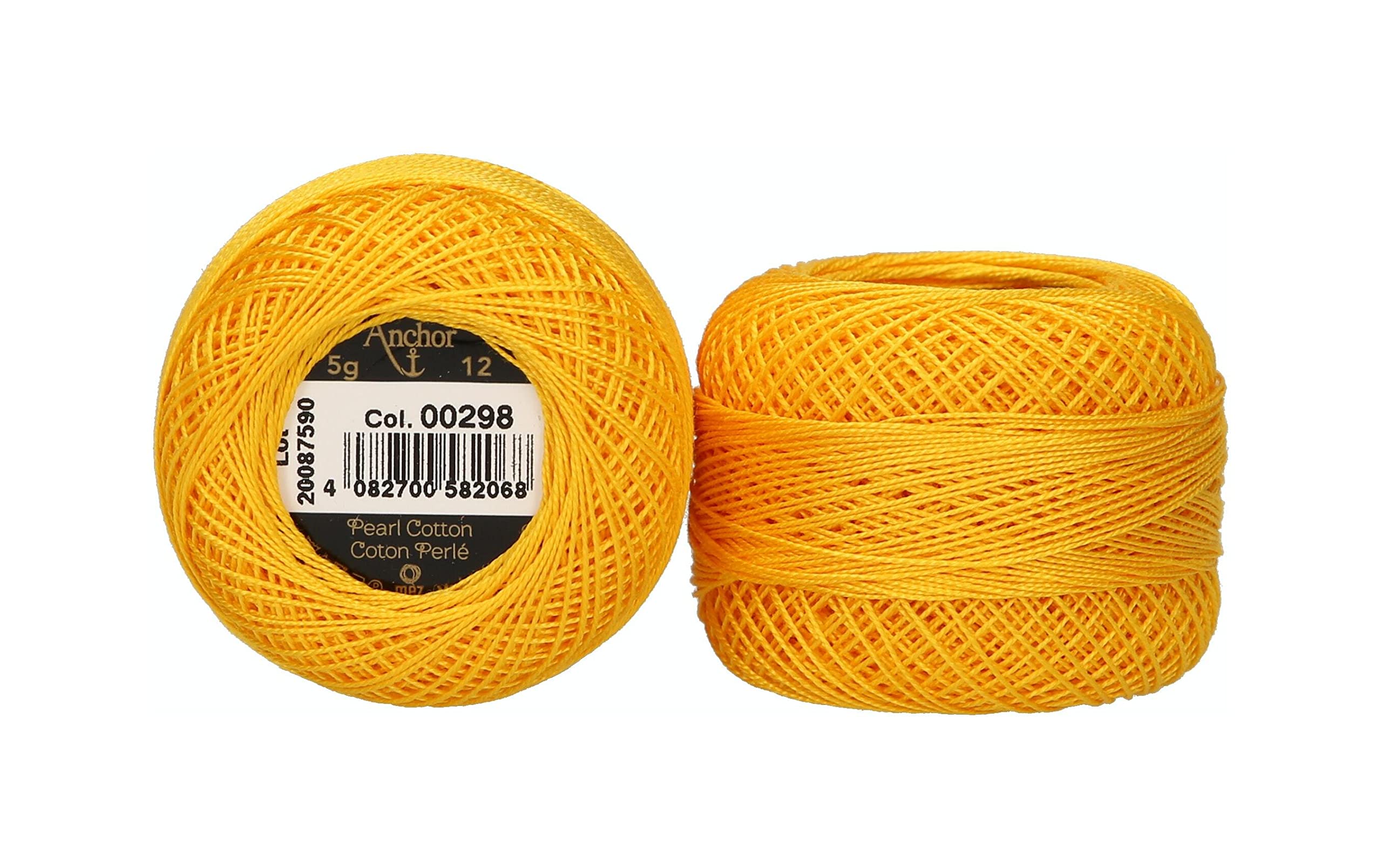 Anchor Pearl Yarn, Thickness: 12, Packaging: 5G, Running Length: 56M 298 Embroidery Threads