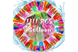 AFFORT 1111Pcs Water Balloons, Water Balloons Quick Fill 1000 Colorful Air Balloons for Fun Fast Filling Water Balloon for Outdoor Summer Party