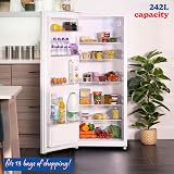 Russell Hobbs Freestanding Larder Fridge 242L White 55cm 143cm RH143LF552E1W view 4