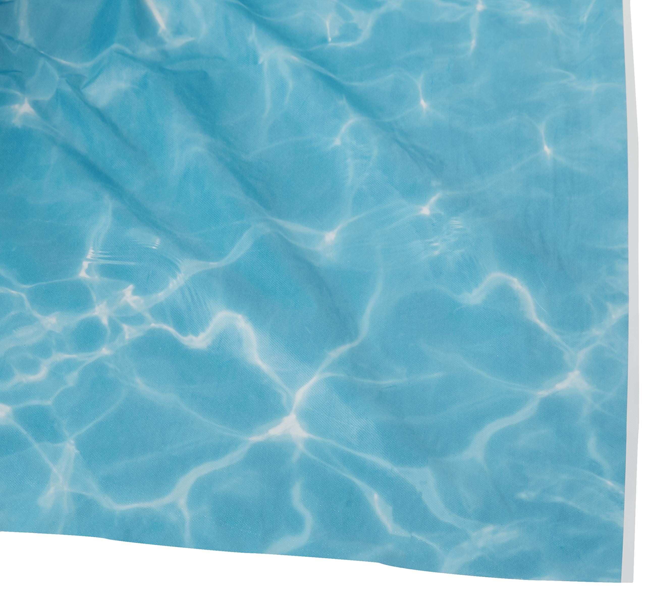 Creative Converting 329657 Plain Water Print Plastic Tablecloth