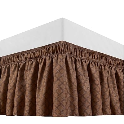 QSY Home Elastic Bed Skirt with Adjustable Drop Bahrain Ubuy