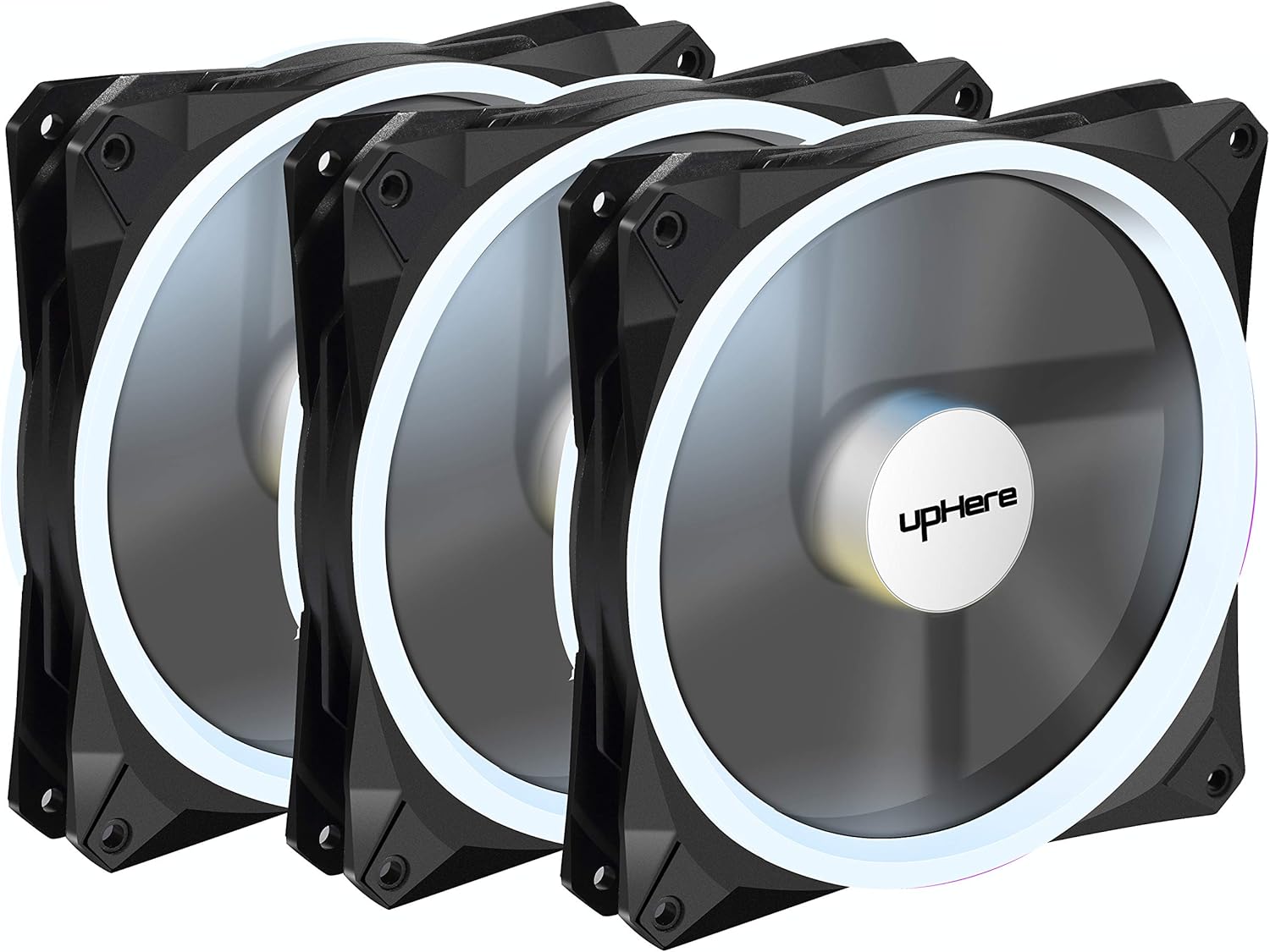 upHere 140mm LED Case Fan for Computer Cases, PC Cooling Fan Ultra