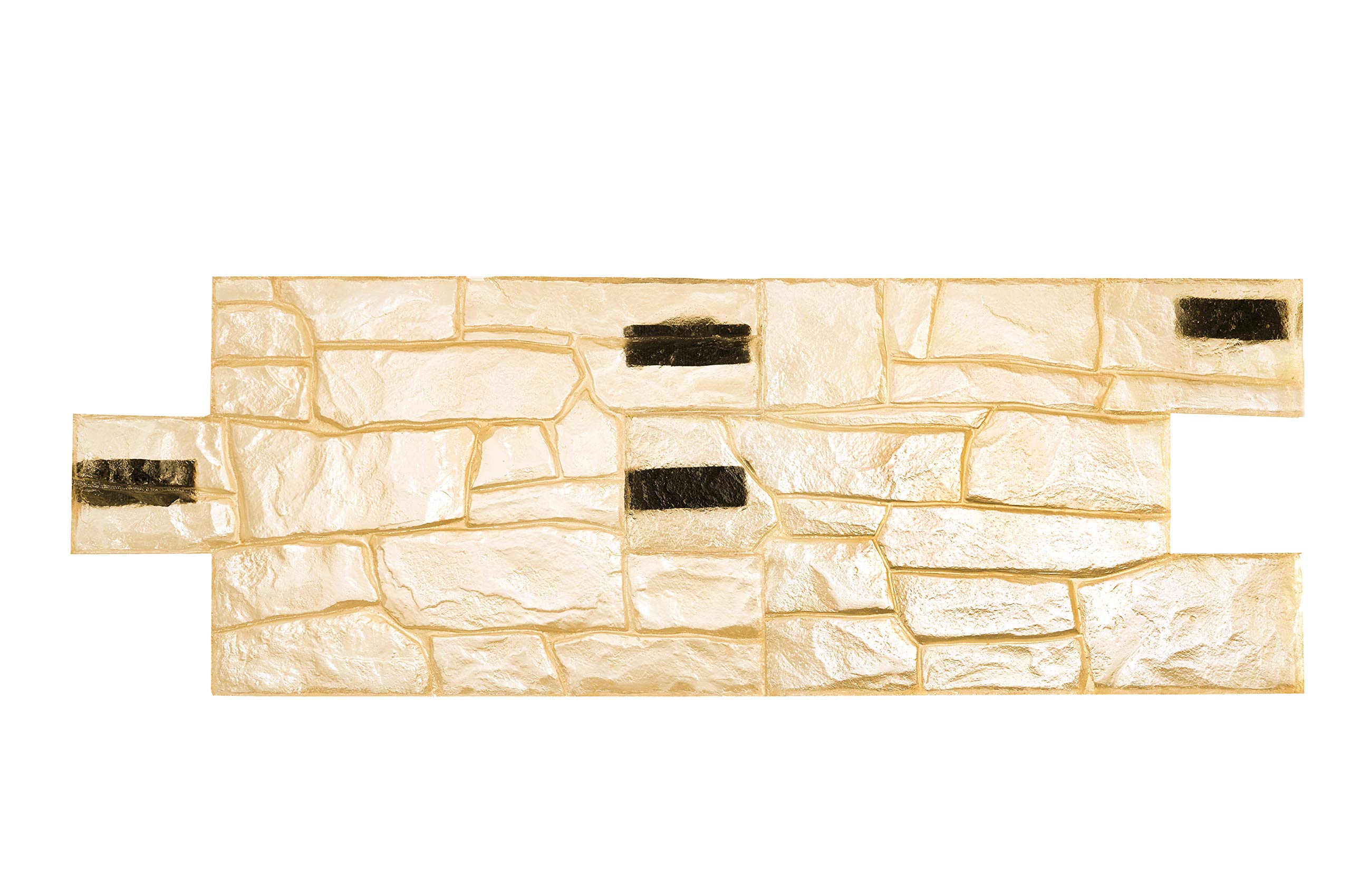 3D Granite Stone Pattern Vertical Decorative Impression Concrete Cement Imprint Mat Stamp (Granite N2)