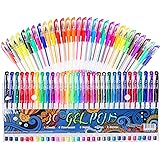 Gel Pens for Adult Coloring Books, 30 Colors Gel Marker Colored Pen with 40% More Ink for Drawing, Doodling Crafts Scrapbooks