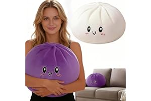Glitter Dumpling Squishy - 2026 New Bun Squeeze Stress Relief Ball with Steamer Box (Random) (Large Size)