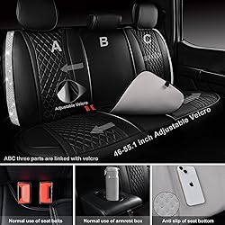 CAR PASS Shining Rhinestone Bling Seat Covers