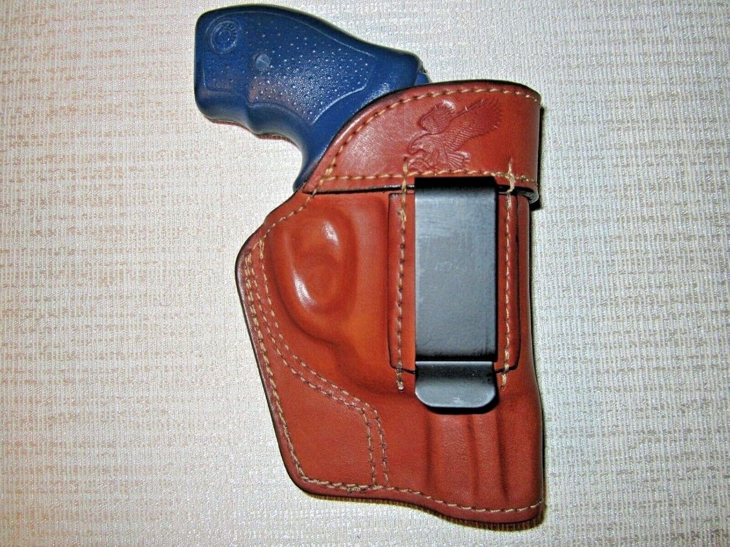 Amazon Com Taurus 85 38 Special Iwb Owb Sob Ambidextrous Formed Brown Leather Holster Sports Outdoors