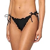 HUGO Women's Ruffle Thong Swim Bottom