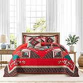 BEDIFANY King Size Quilt Set - Cotton Bedspreads King for Bed - Lightweight Farmhouse King Quilt Bedding Sets for All Seasons, 3 Pieces