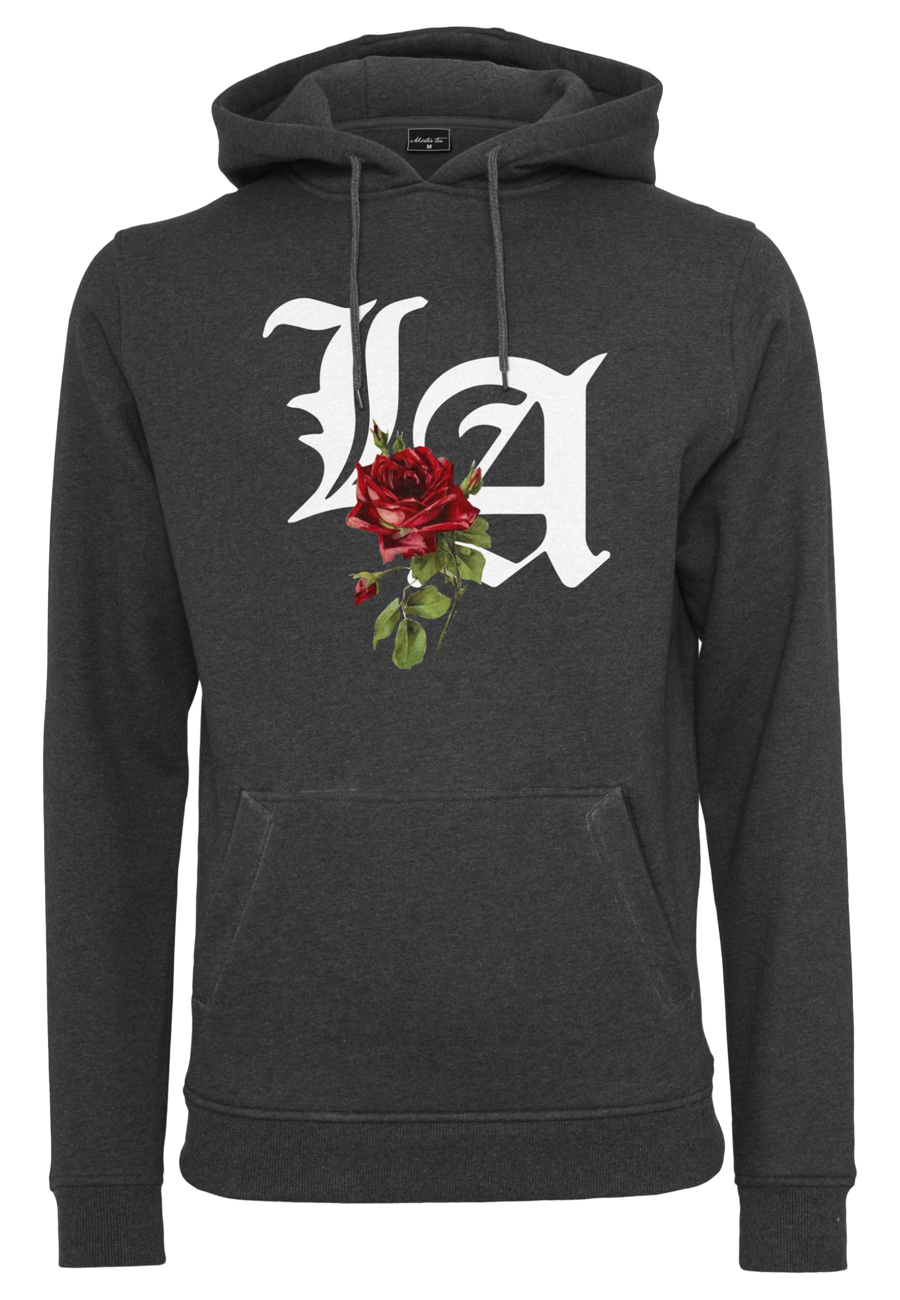 Mister Tee Herren LA Rose Hoody Hoodie, Charcoal, S