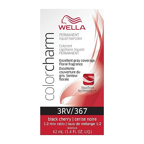 Amazon Com Wella Color Charm Permanent Liquid 3rv Black Cherry Premium Beauty