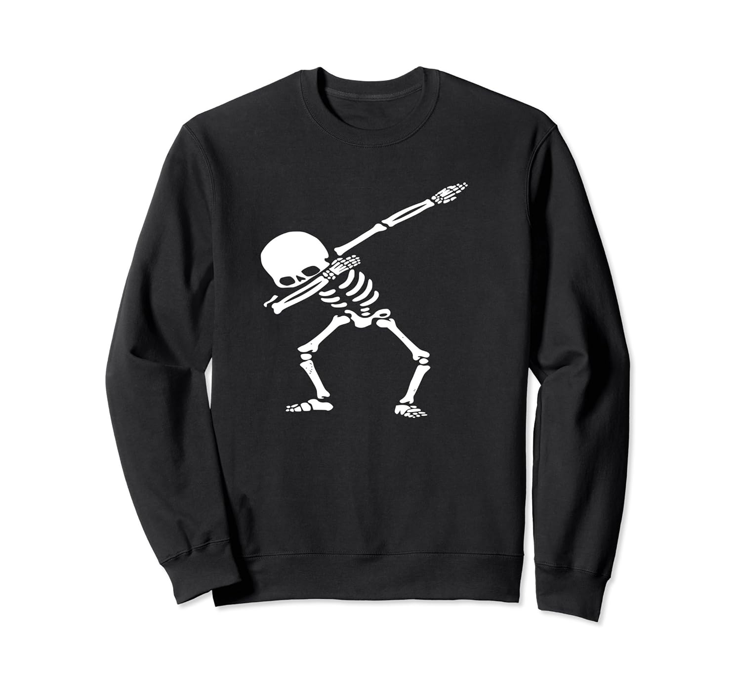 Dabbing Skeleton Dab Pose Halloween Costume Sweatshirt-ANZ