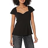 Trina Turk Womens Sweetheart Neckline Top