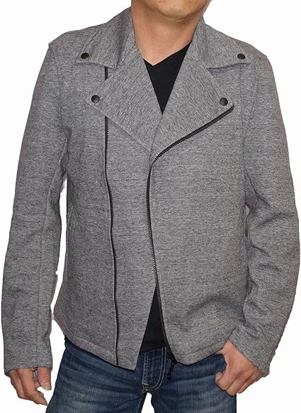 Amazon コムサイズム Comme Ca Ism ライダースジャケット スウェット地 グレー メンズ M コート ジャケット 通販